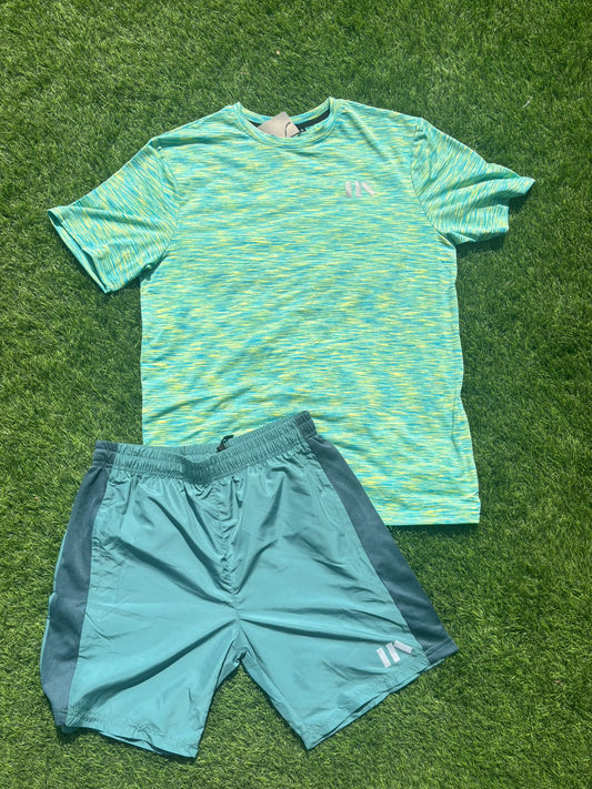 Mint green active wear set