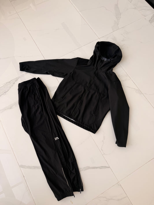Catur black tracksuit set
